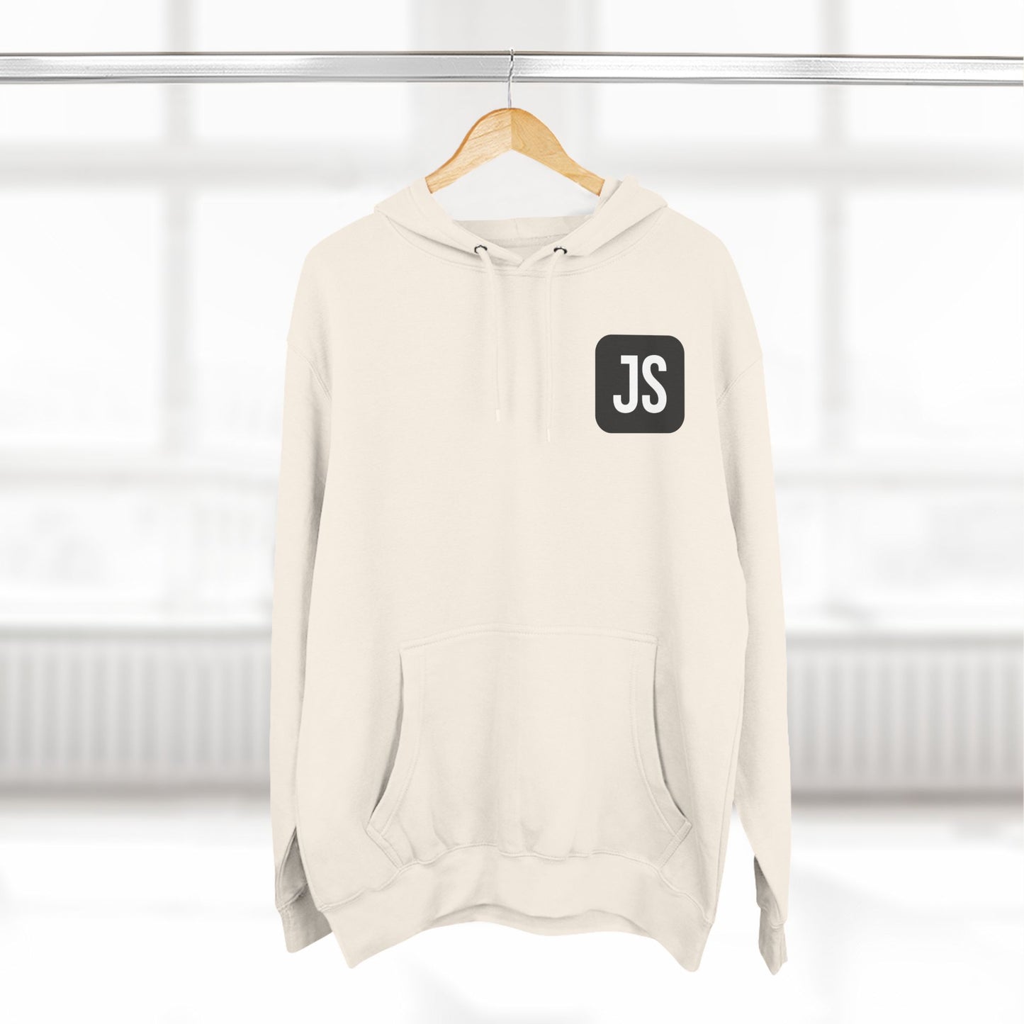 Three-Panel Fleece Hoodie