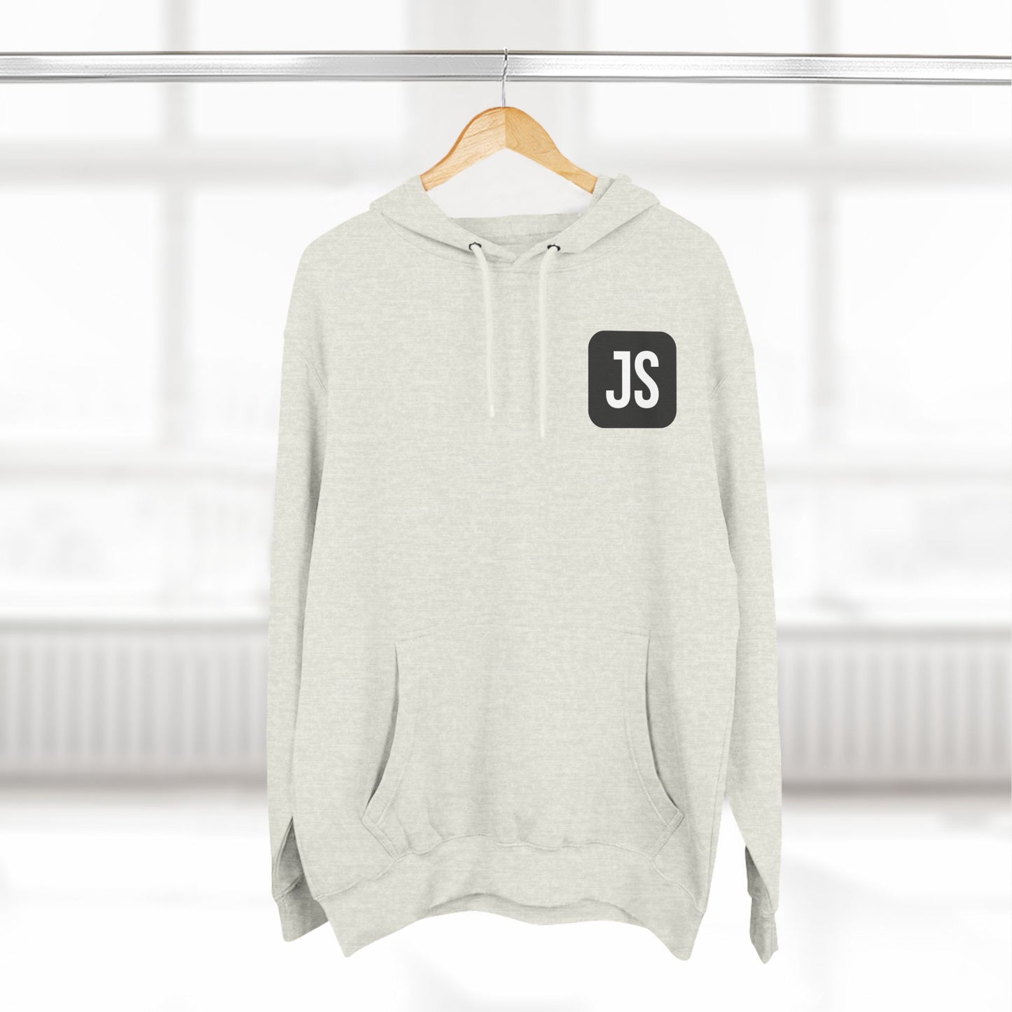 Three-Panel Fleece Hoodie